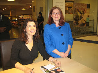 Nigella Lawson poses for photo at book signing