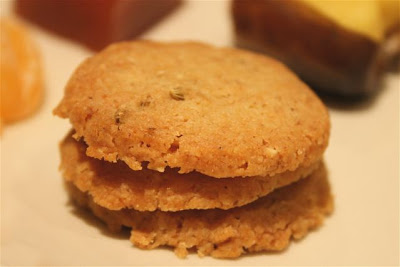 sable biscuits with cumin and fennel