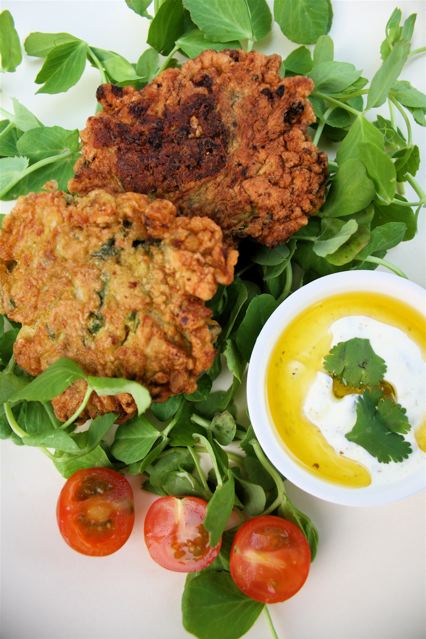 Ottolenghi Cauliflower Fritters Recipe With Lime Yogurt