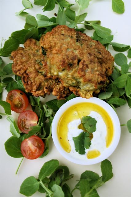 Ottolenghi Cauliflower Fritters Recipe With Lime Yogurt