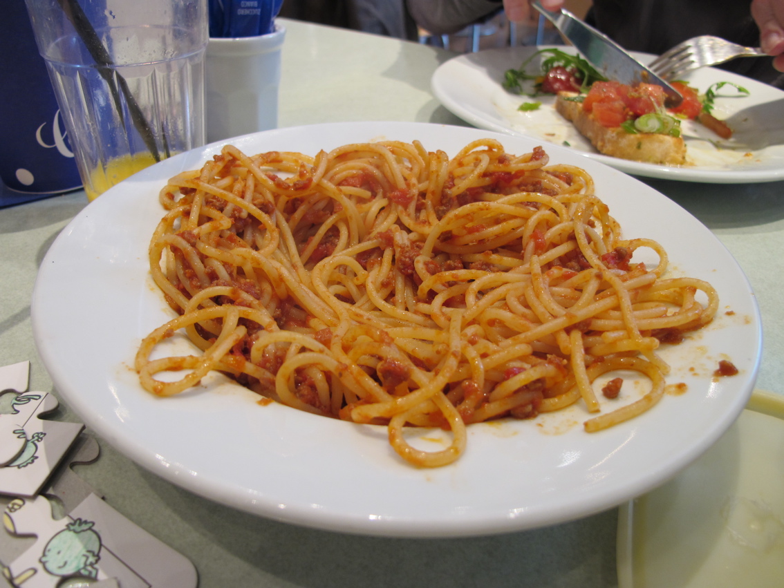 carluccios kids spaghetti