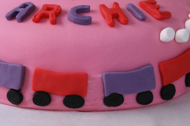 3rd Birthday Cake Train