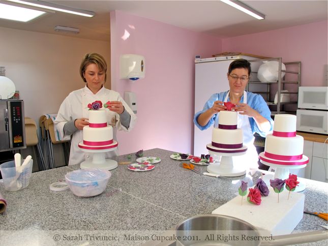 Peggy Porschen class March 2011 by Sarah Trivuncic Maison Cupcake