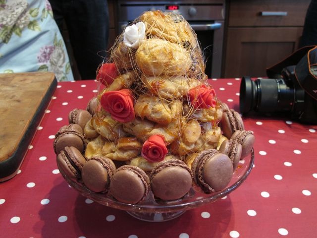 Making Croquembouche