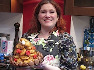 Making Croquembouche