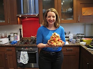 Making Croquembouche