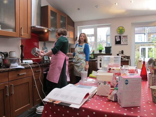 Making Croquembouche