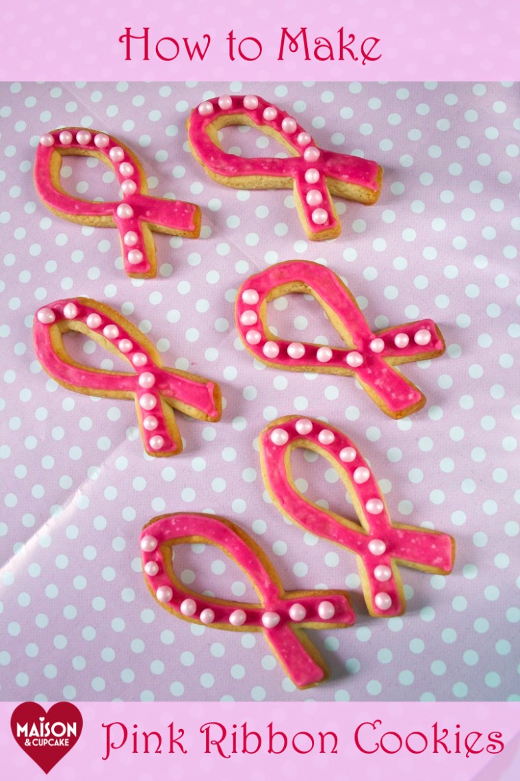 How to make pink ribbon cookies for breast cancer awareness fundraisers