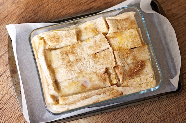 Marmalade Bread and Butter Pudding