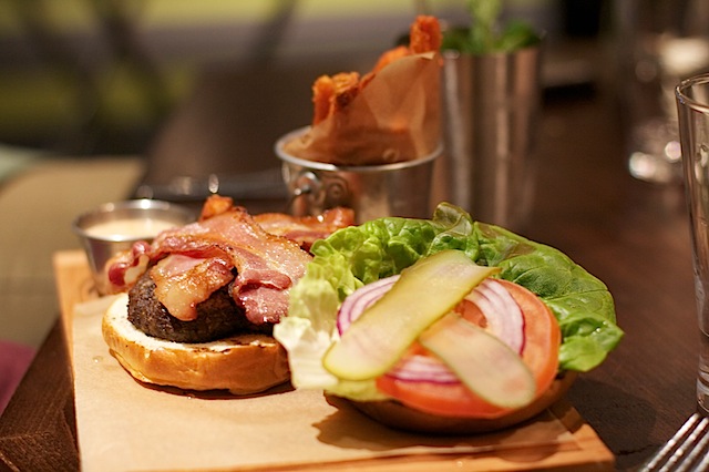 Westfield Allstar Lanes Burger with Bacon