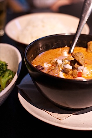 Red duck Thai curry