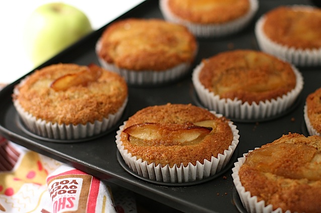 caramelised apple muffins