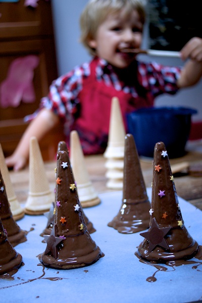 chocolate witches hats