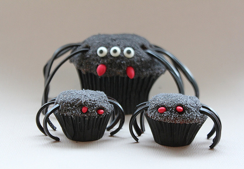 spider cupcakes