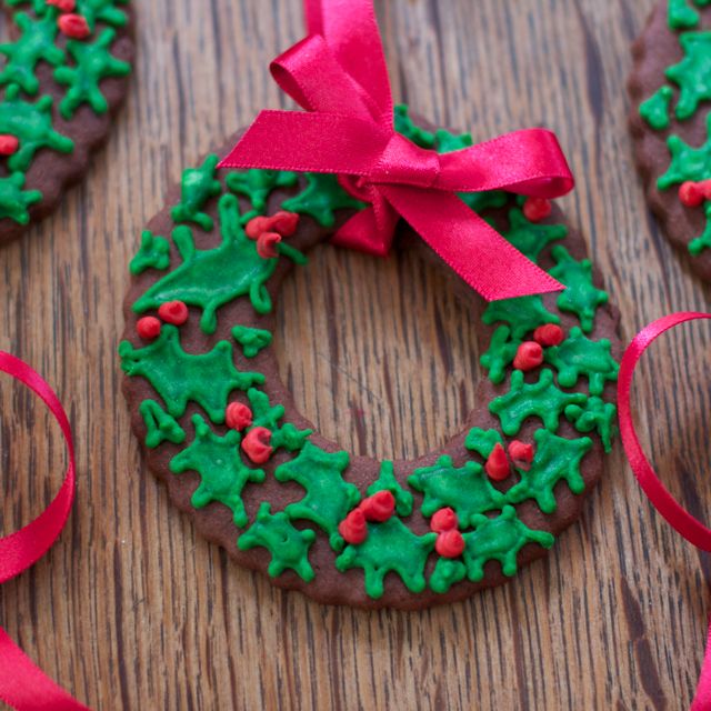 Christmas tree cookies