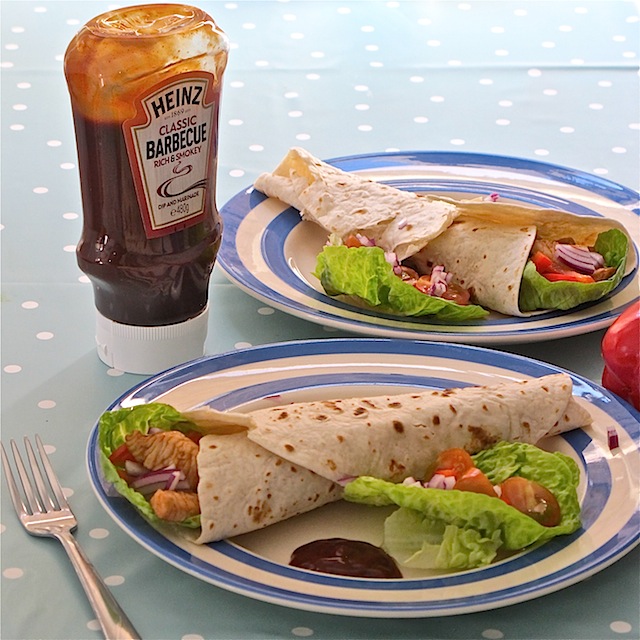 Turkey wraps Heinz barbecue sauce - 10