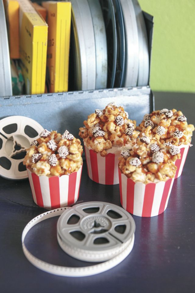 Popcorn cupcakes