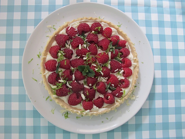 Really fast raspberry tart - 5