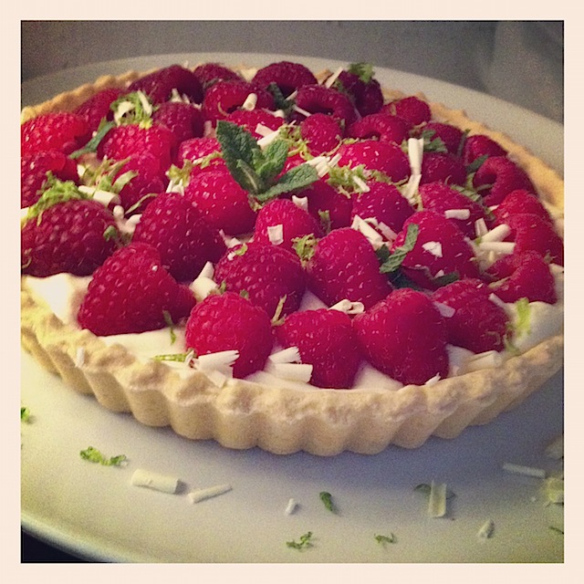 Really fast raspberry tart - 6