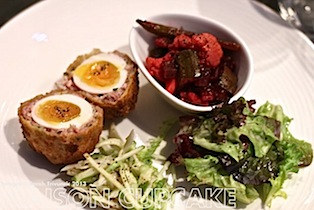 Brigade Restaurant Review #London chef scotch eggs