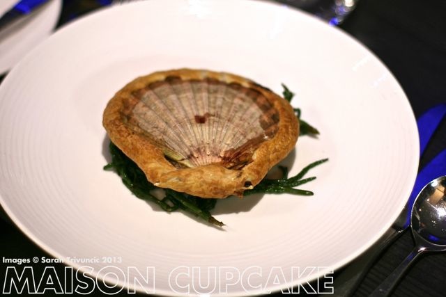 Brigade Restaurant Review #London chef scallop starter