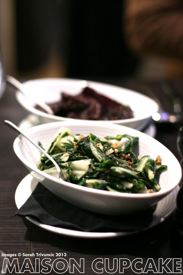 Brigade London restaurant review - vegetable side dishes