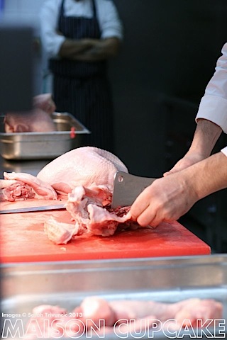 Marco Pierre White stuffs his turkey | MaisonCupcake.com See how chef Marco Pierre White prep his roast turkey at MaisonCupcake.com #thanksgiving #christmas  