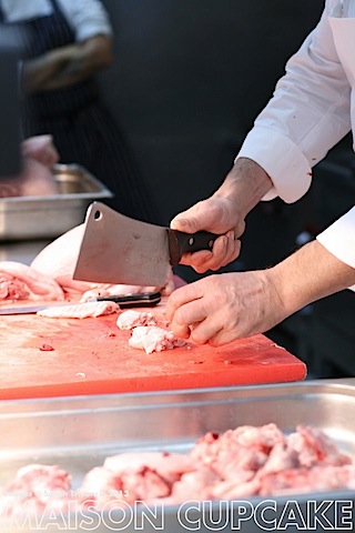 Marco Pierre White stuffs his turkey | MaisonCupcake.com See how chef Marco Pierre White prep his roast turkey at MaisonCupcake.com #thanksgiving #christmas  