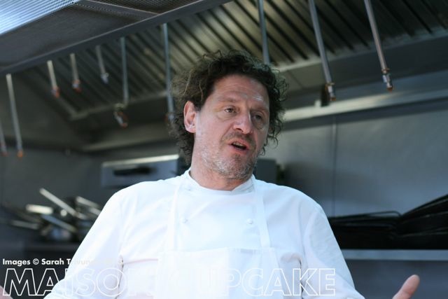 Marco Pierre White stuffs his turkey | MaisonCupcake.com See how chef Marco Pierre White prep his roast turkey at MaisonCupcake.com #thanksgiving #christmas  