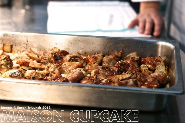 Marco Pierre White stuffs his turkey | MaisonCupcake.com See how chef Marco Pierre White prep his roast turkey at MaisonCupcake.com #thanksgiving #christmas  