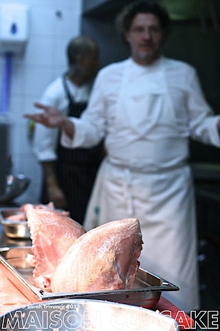 Marco Pierre White stuffs his turkey | MaisonCupcake.com See how chef Marco Pierre White prep his roast turkey at MaisonCupcake.com #thanksgiving #christmas  