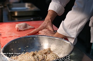 Marco Pierre White stuffs his turkey | MaisonCupcake.com See how chef Marco Pierre White prep his roast turkey at MaisonCupcake.com #thanksgiving #christmas  