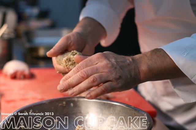 Marco Pierre White stuffs his turkey | MaisonCupcake.com See how chef Marco Pierre White prep his roast turkey at MaisonCupcake.com #thanksgiving #christmas  