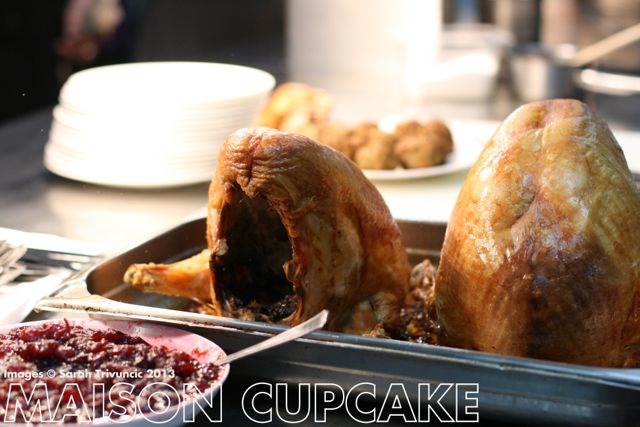 Marco Pierre White stuffs his turkey | MaisonCupcake.com See how chef Marco Pierre White prep his roast turkey at MaisonCupcake.com #thanksgiving #christmas  