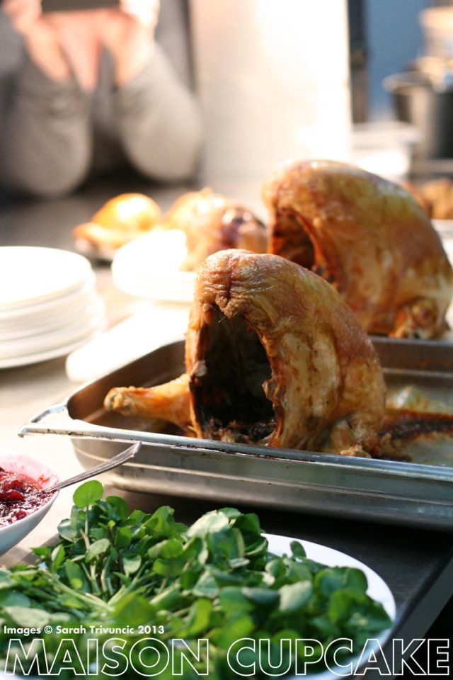 Marco Pierre White stuffs his turkey | MaisonCupcake.com See how chef Marco Pierre White prep his roast turkey at MaisonCupcake.com #thanksgiving #christmas  