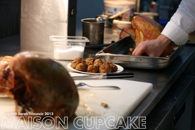 Marco Pierre White stuffs his turkey | MaisonCupcake.com See how chef Marco Pierre White prep his roast turkey at MaisonCupcake.com #thanksgiving #christmas  