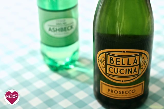 Bella Cucina prosecco and sparkling mineral water from Tesco #shop #cbias #ad