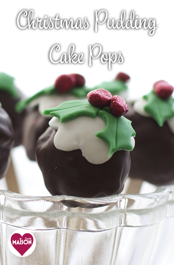 Christmas pudding cake pops recipe