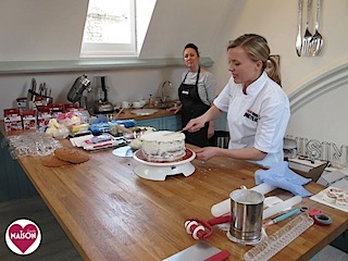 Watching Cake Boss UK ambassador Juliet Sear show off the new range of Cake Boss baking equipment #cakeboss #cakedecorating #baking