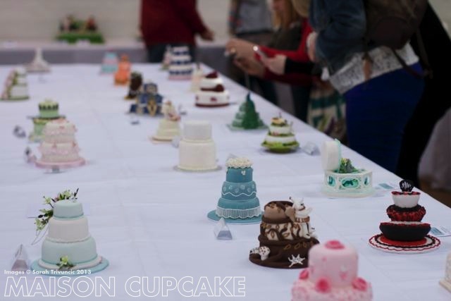 Sugarcraft Showcase: Miniature cakes at Squires Kitchen Exhibitition