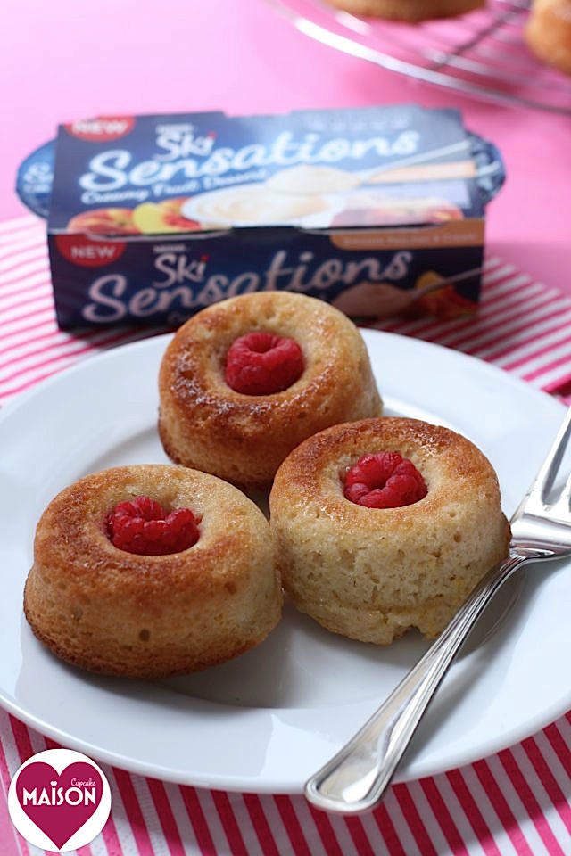 Raspberry Baked Doughnuts using Ski Sensations yogurt