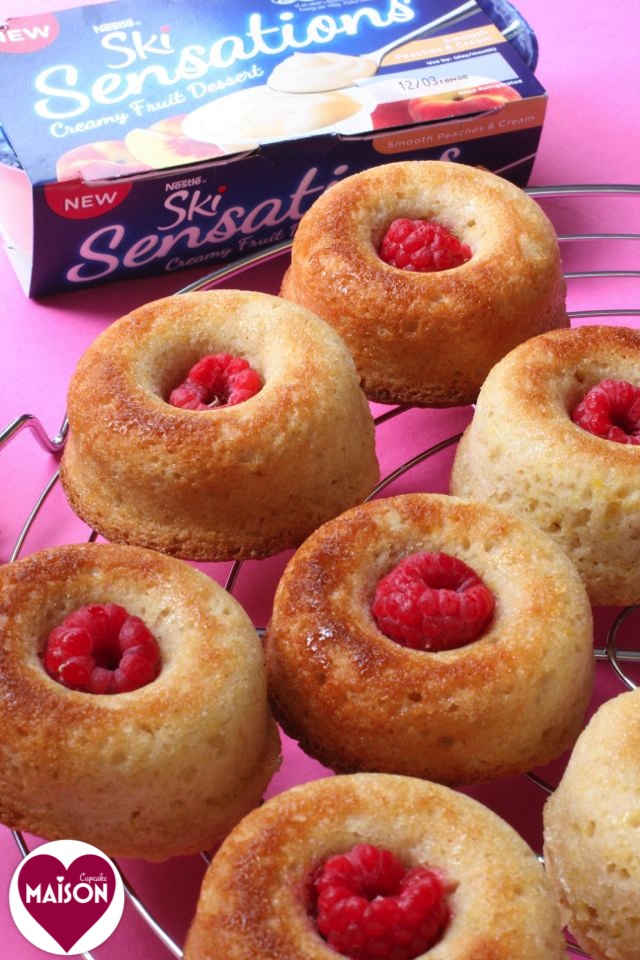 Berry Baked Doughnuts, easy bake made with Ski Sensations #dessert #ad