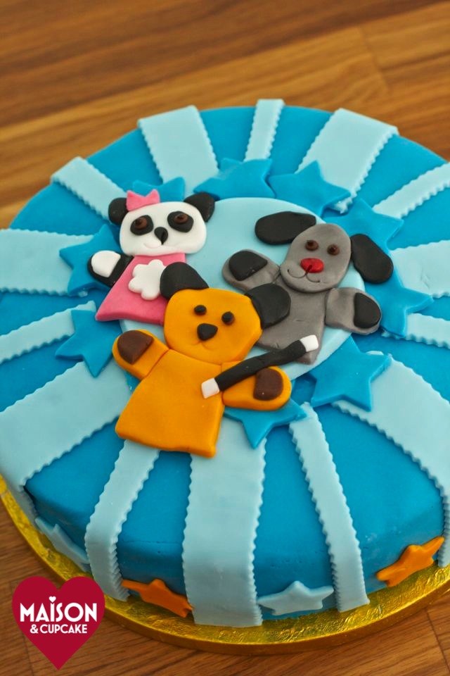 Sooty Birthday Cake (and Sweep and Soo too) - Maison Cupcake