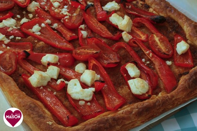 Red pepper feta tart - 7-imp