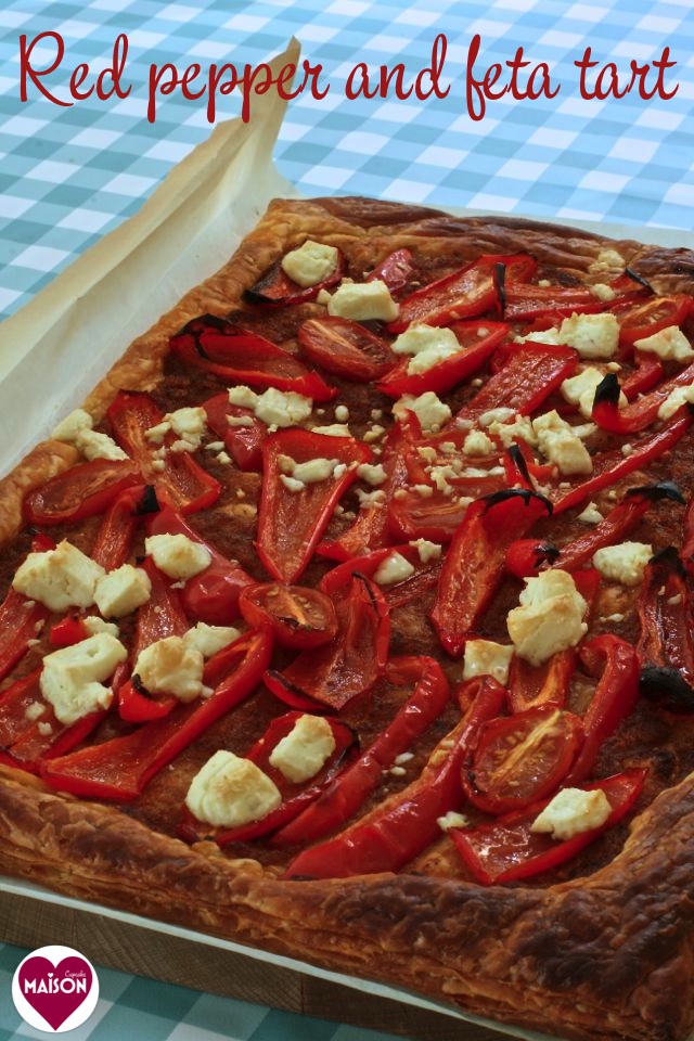 Red pepper feta tart - 8-imp