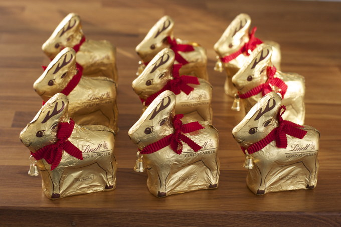 Lindt Christmas reindeer