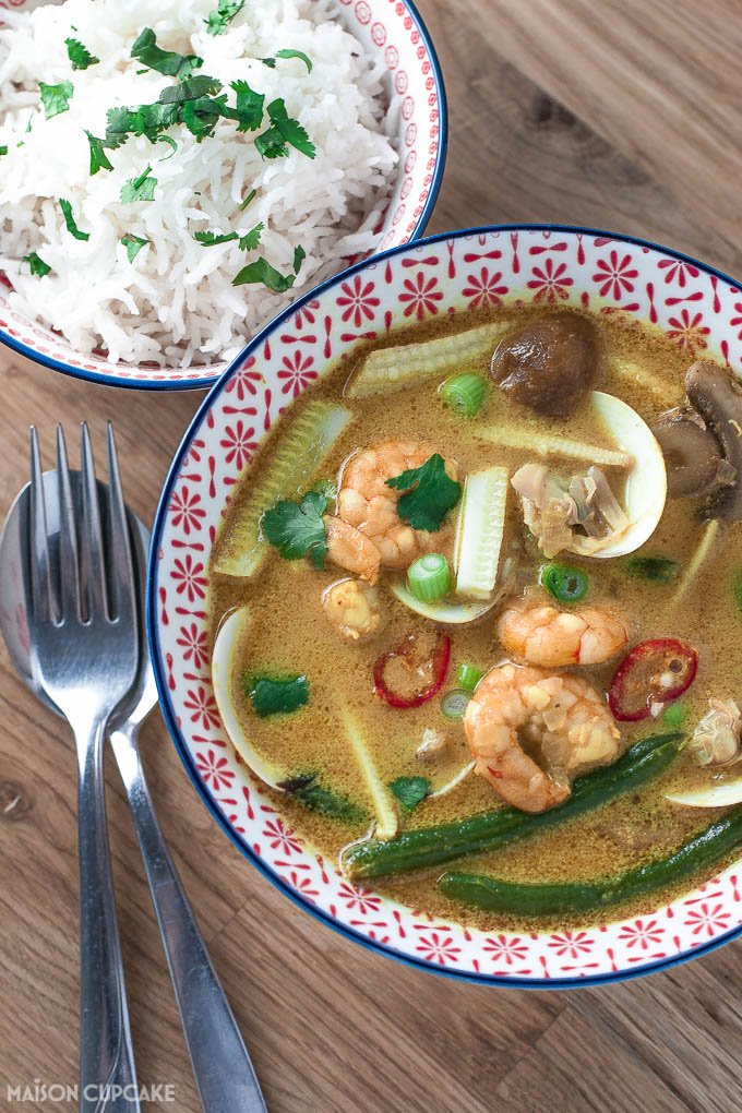 Thai prawn curry with clams - 2