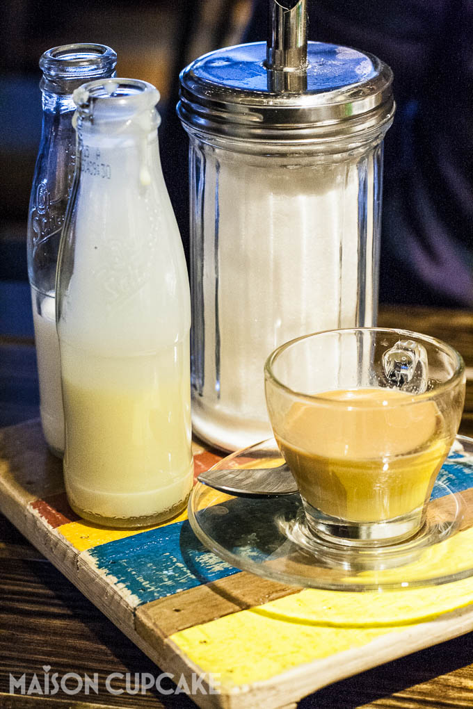 Turtle Bay Walthamstow Caribbean Coffee with condensed milk