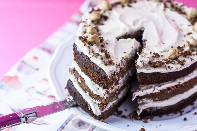 Chocolate Chestnut Layer Cake - 3