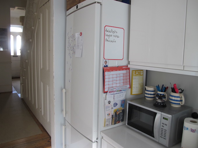 bush cream fridge freezer homebase